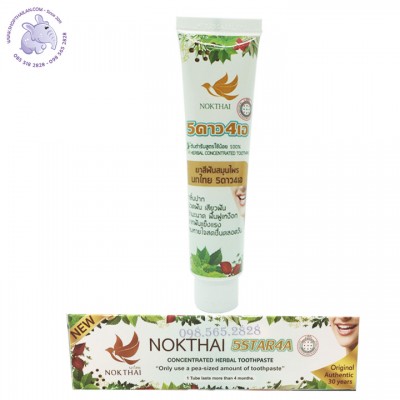 Kem đánh răng Nok Thai 5-Star 4A (Không Fluoride)